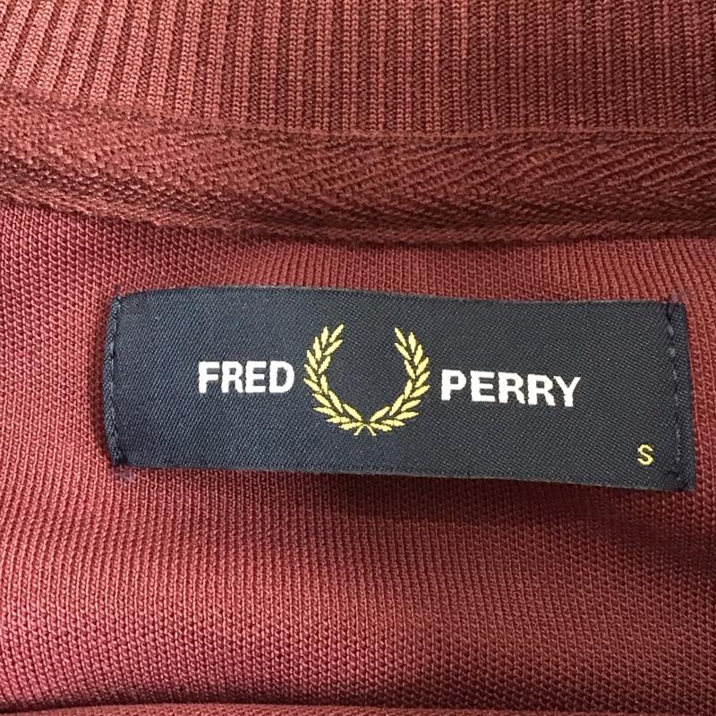 フレッドペリー FRED PERRY ジャケット、上着 ジャケット、ブレザー ジップアップジャケット ジャンパー ジャケット ジャージ アウター S ロゴ、文字 えんじ / ワインレッド /  メンズ USED 古着 中古 10124847