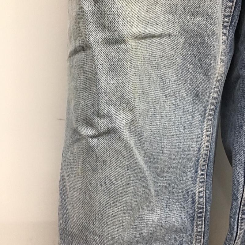 ザラ ZARA パンツ デニム、ジーンズ ワイドパンツ カットオフ 無地 水色 / ライトブルー /  レディース USED 古着 中古 10109441