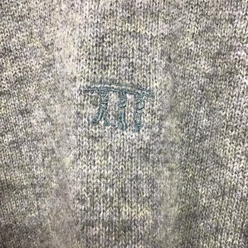 リーガル REGAL ニット、セーター 長袖 長袖ニットカットソー クルーネック セーター M ロゴ、文字 カーキ / カーキ /  メンズ USED 古着 中古 10139813