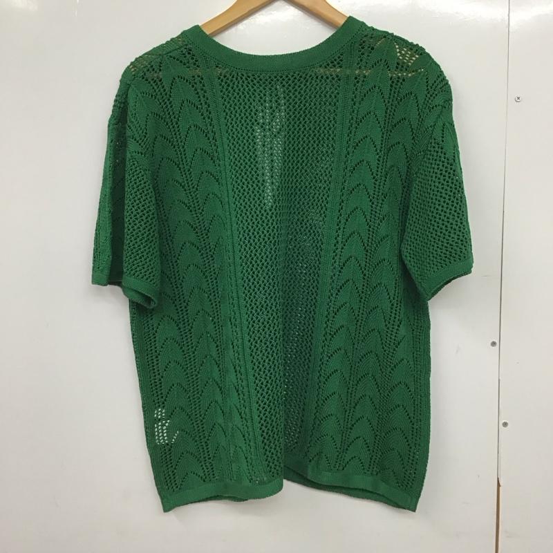 ローリーズファーム LOWRYS FARM ニット、セーター 半袖 FREE 無地 緑 / グリーン /  レディース USED 古着 中古 10150196