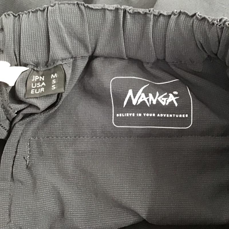 ナンガ NANGA パンツ ワークパンツ、ペインターパンツ nw2211-11230 AIRCLOTHCOMFYPANTS ナイロンパンツ M ロゴ、文字 黒 / ブラック /  メンズ USED 古着 中古 10141626