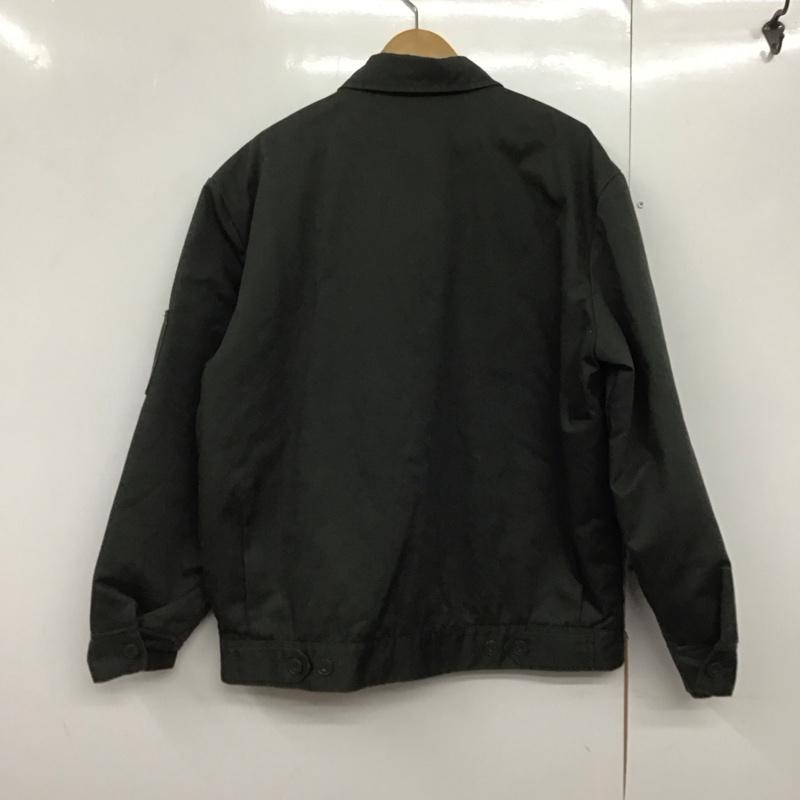 ディッキーズ Dickies ジャケット、上着 ジャケット、ブレザー ジップアップジャケット アウター カラージャケット L 無地 カーキ / カーキ /  メンズ USED 古着 中古 10143521
