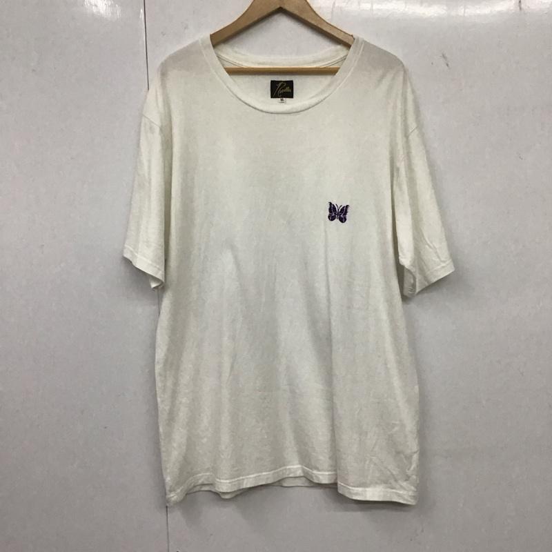 ニードルス Needles Tシャツ 半袖 XL 刺繍 白 / ホワイト /  メンズ USED 古着 中古 10134911