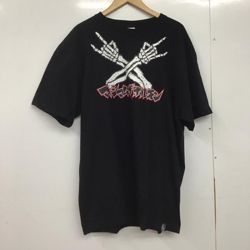 古着 USED Tシャツ 半袖 半袖カットソー プリントTシャツ クルーネックカットソー バンドTシャツ XXL ロゴ、文字 黒 / ブラック /  メンズ USED 古着 中古 10145720