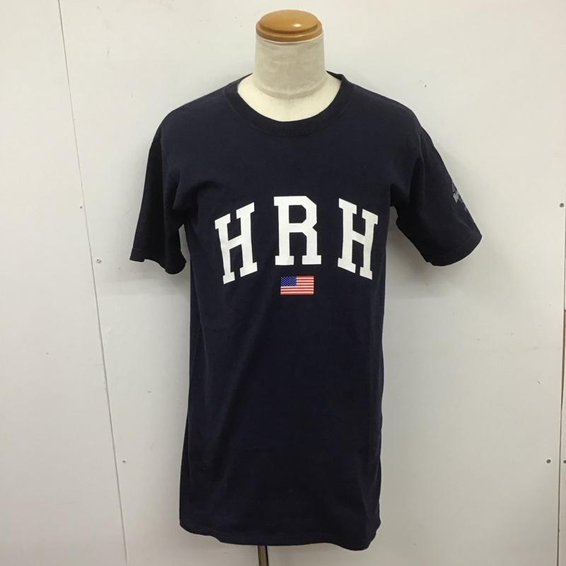 ハードロックカフェ HARD ROCK CAFE Tシャツ 半袖 半袖カットソー プリントTシャツ クルーネックカットソー ロゴ、文字 紺 / ネイビー /  メンズ USED 古着 中古 10126669