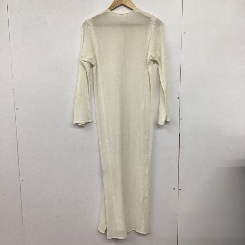 トゥデイフル TODAYFUL ワンピース ロングスカート 12010322 Embroidery Gauze Dress 長袖 36 刺繍 アイボリー / アイボリー /  レディース USED 古着 中古 10147155
