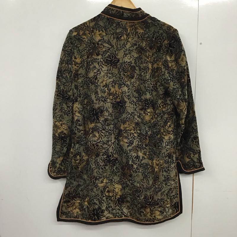 古着 USED カーディガン 長袖 長袖カーディガン ロングカーディガン 総柄 マルチカラー / マルチカラー /  メンズ USED 古着 中古 10146086