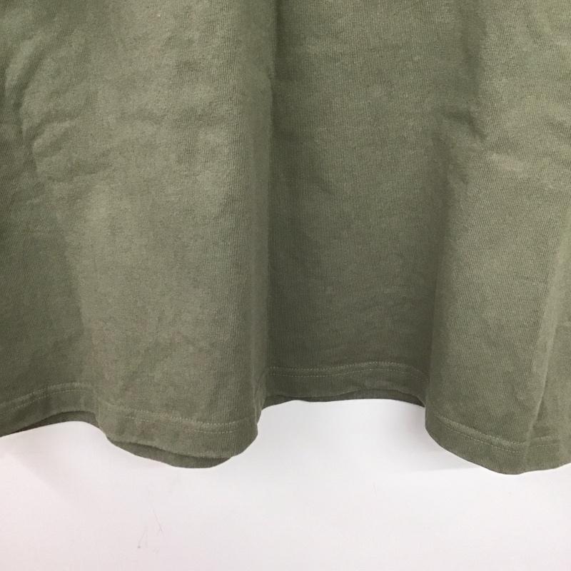 フリークスストア FREAK S STORE Tシャツ 半袖 半袖カットソー 無地Tシャツ クルーネックカットソー M 無地 カーキ / カーキ /  メンズ USED 古着 中古 10148487