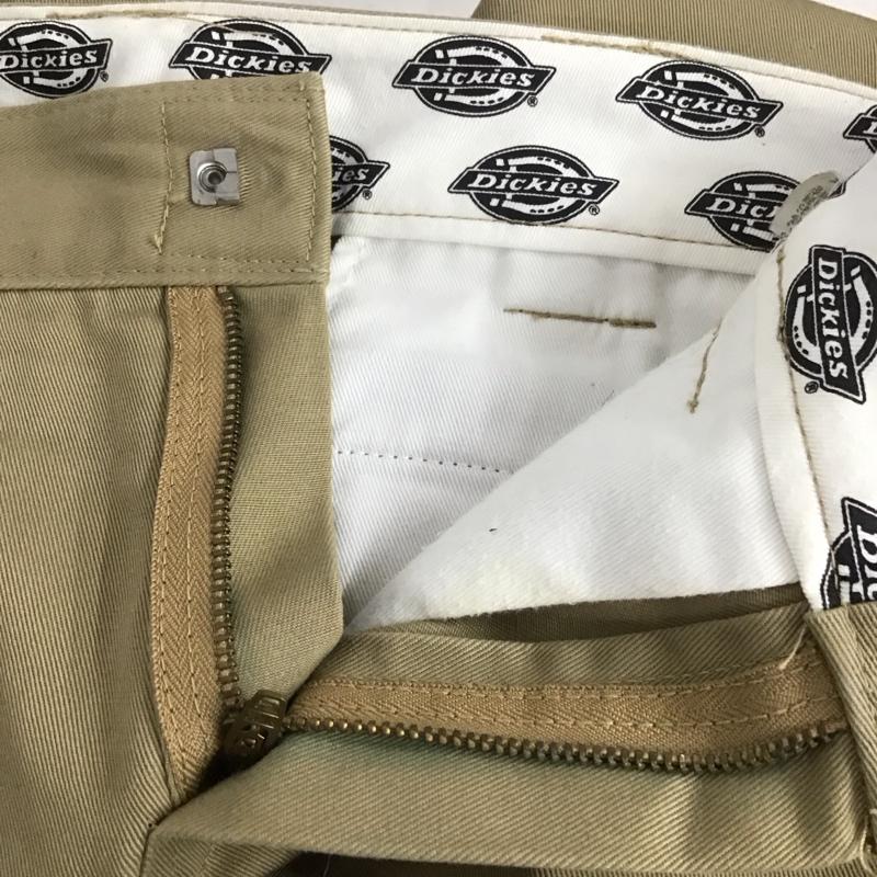 ディッキーズ Dickies パンツ ワークパンツ、ペインターパンツ UM874 ワークパンツ 30 ロゴ、文字 ベージュ / ベージュ /  メンズ USED 古着 中古 10144061