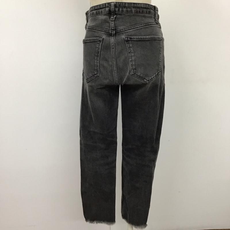 ザラ ZARA パンツ デニム、ジーンズ 38 無地 灰 / グレー /  レディース USED 古着 中古 10121414