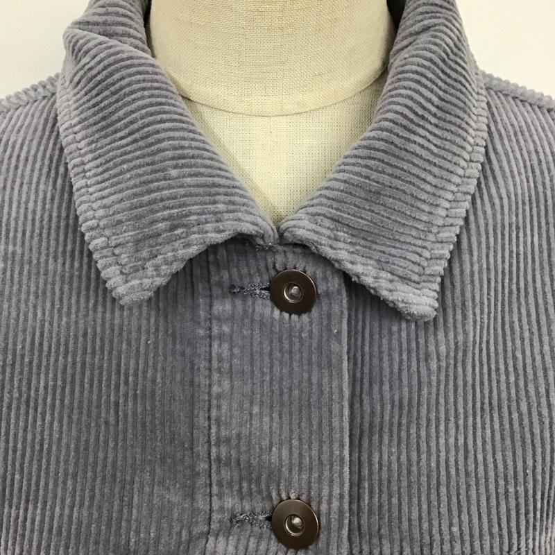 ザラ ZARA ジャケット、上着 ジャケット、ブレザー 8372 223 802 コーデュロイ シャツジャケット M 無地 灰 / グレー /  レディース USED 古着 中古 10124993