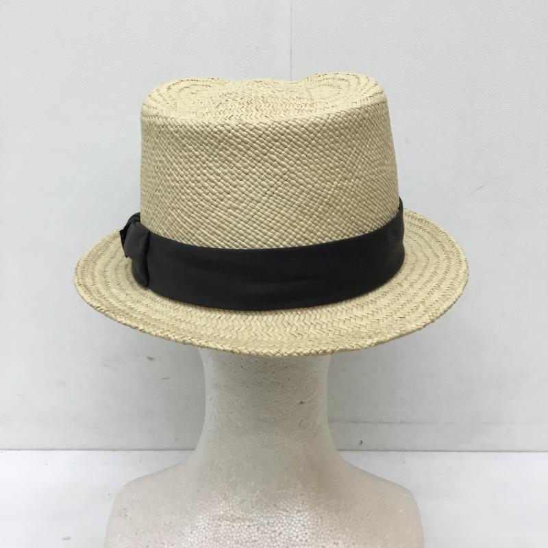 フラットヘッド The Flat Head 帽子 ハット ストローハット FREE 無地 ベージュ / ベージュ /  メンズ USED 古着 中古 10134019