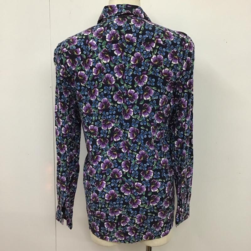 ザラ ZARA シャツ、ブラウス 長袖 長袖シャツ カラーシャツ 長袖カットソー 花柄シャツ M 総柄 マルチカラー / マルチカラー /  メンズ USED 古着 中古 10124678