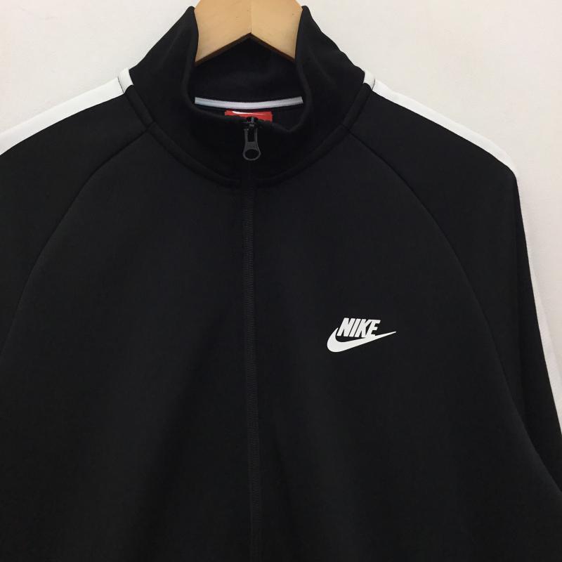ナイキ NIKE ジャケット、上着 ジャケット、ブレザー 678627-010 XL ロゴ、文字 黒 / ブラック / X 白 / ホワイト /  メンズ USED 古着 中古 10142563