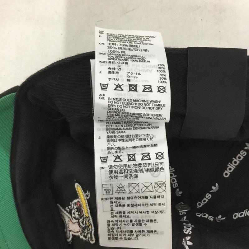 アディダス adidas 帽子 キャップ GD5509 グーフィー Disney FREE キャラクター 黒 / ブラック /  メンズ USED 古着 中古 10151272