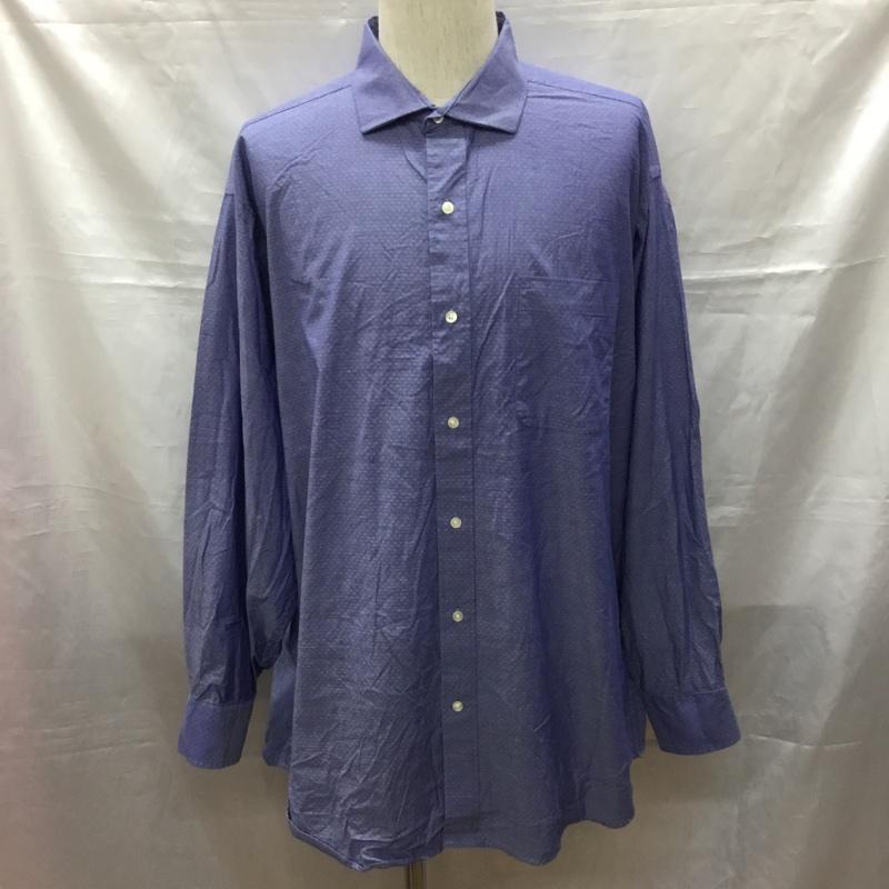 トミーヒルフィガー TOMMY HILFIGER シャツ、ブラウス 長袖 XL  紺 / ネイビー /  メンズ USED 古着 中古 10116099