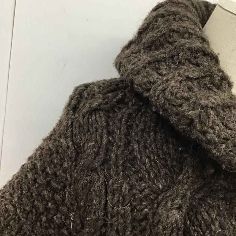 ラグシスタ rag sista カーディガン 半袖 無地 茶 / ブラウン /  レディース USED 古着 中古 10114151