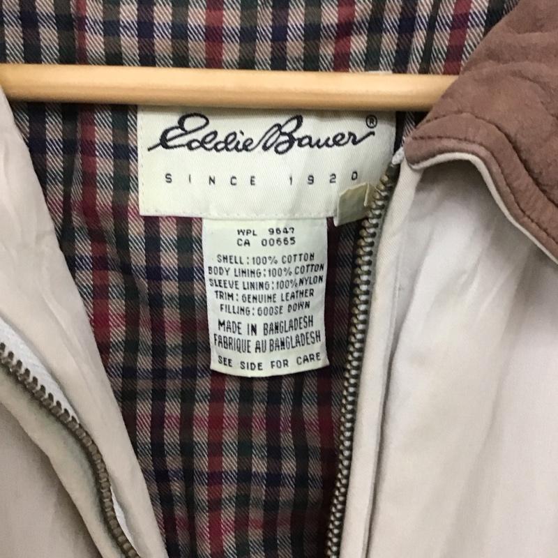 エディーバウアー Eddie Bauer ジャケット、上着 ジャケット、ブレザー ジップアップジャケット アウター 古着 M 無地 ベージュ / ベージュ /  メンズ USED 古着 中古 10135773