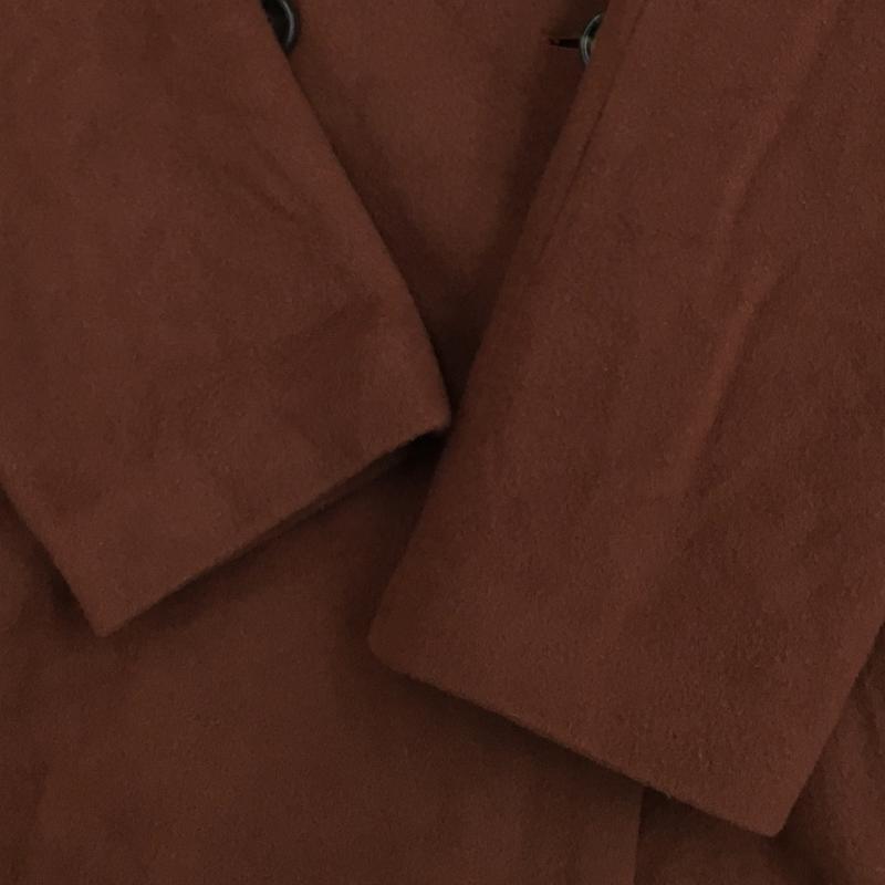 ナノユニバース nano・universe コート コート一般 673-0211001 36 無地 茶 / ブラウン /  レディース USED 古着 中古 10142541