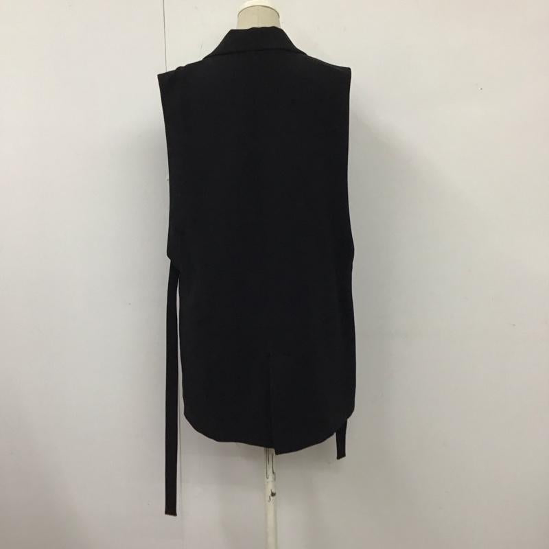 ザラ ZARA ベスト ベスト 3475 878 800 ジレ S 無地 黒 / ブラック /  レディース USED 古着 中古 10121603