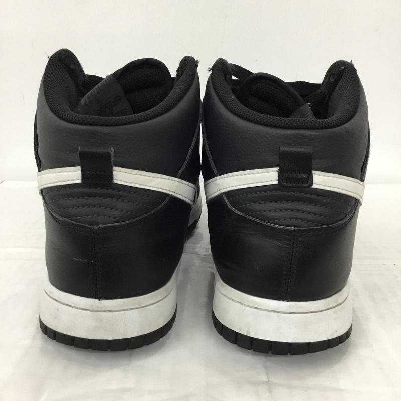 ナイキ NIKE スニーカー スニーカー DJ6189-001 DUNK HI RETRO 28cm 28.0cm ロゴ、文字 黒 / ブラック / X 白 / ホワイト /  メンズ USED 古着 中古 10109883