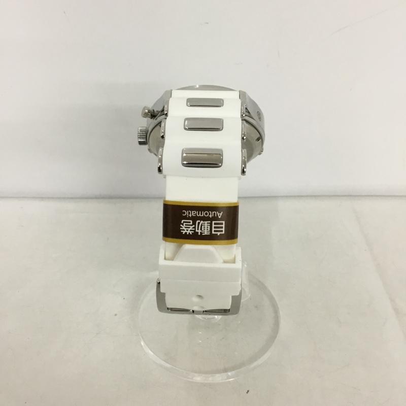 ゾンネ SONNE 腕時計 アナログ（自動巻き） H003 SONNE × HAORI ラバーバンド ロゴ、文字 白 / ホワイト /  メンズ USED 古着 中古 10134896