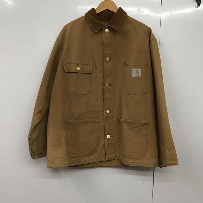カーハート Carhartt ジャケット、上着 ジャケット、ブレザー カバーオール 無地 茶 / ブラウン / X キャメル / キャメル /  メンズ USED 古着 中古 10142172
