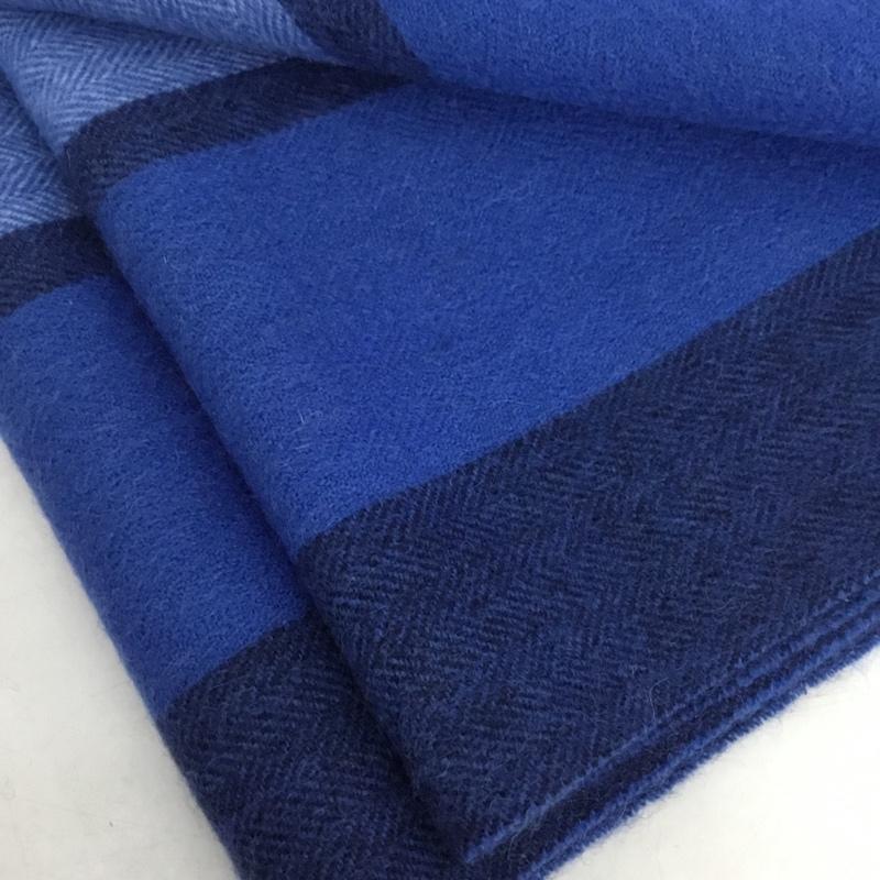 コーチ COACH マフラー マフラー F76059 カシミヤ混 タグ付き ロゴ、文字 青 / ブルー /  メンズ USED 古着 中古 10130780