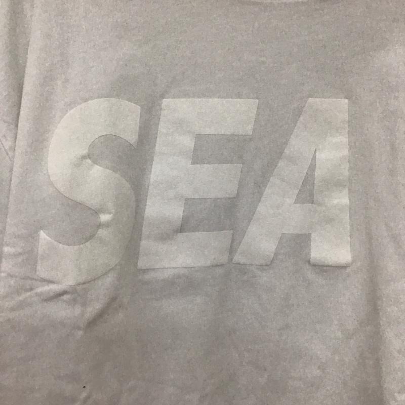 ウィンダンシー WIND AND SEA Tシャツ 半袖 半袖カットソー プリントTシャツ クルーネックカットソー L ロゴ、文字 白 / ホワイト /  メンズ USED 古着 中古 10129697