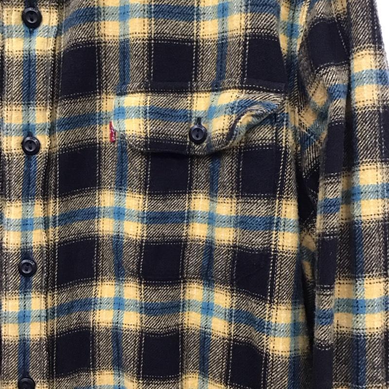リーバイス Levi s シャツ、ブラウス 長袖 長袖シャツ チェックシャツ カラーシャツ M チェック マルチカラー / マルチカラー /  メンズ USED 古着 中古 10129258