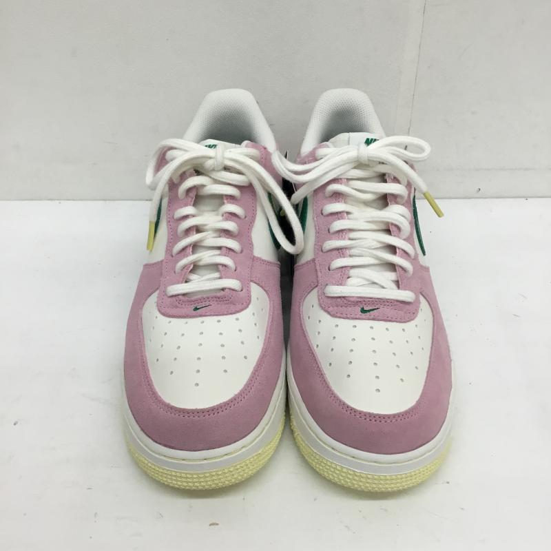 ナイキ NIKE スニーカー スニーカー NIKE AIR FORCR 1  07 LV8 Sail and Medium Soft Pink FV9346-100 27.5cm ロゴ、文字 桃 / ピンク / X 白 / ホワイト / X 緑 / グリーン /  メンズ USED 古着 中古 10129906