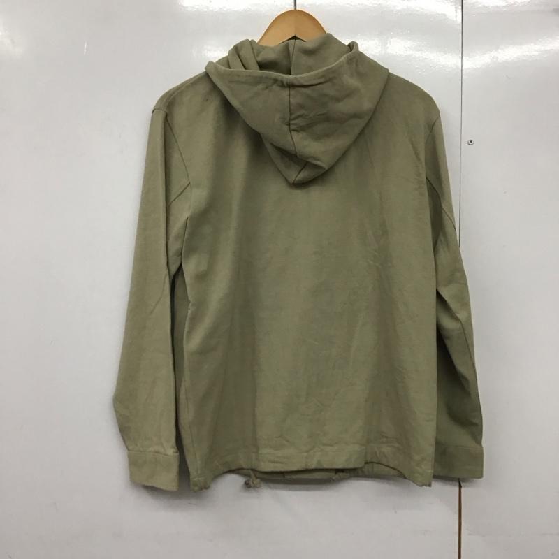 ビーミング バイ ビームス B:MING by BEAMS パーカー 長袖 長袖パーカー フロントボタン アウター S 無地 カーキ / カーキ /  メンズ USED 古着 中古 10144613