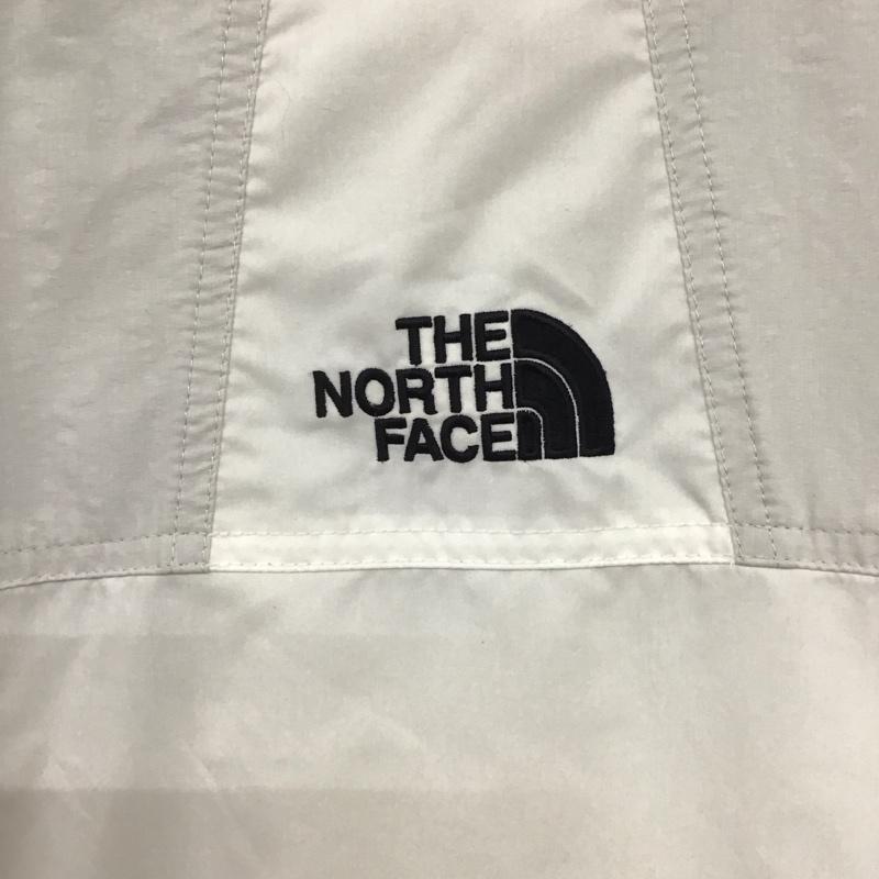 ザノースフェイス THE NORTH FACE カットソー 長袖 nm5mq03n アルバーニークルーネック ナイロン 長袖スウェットトレーナー M ロゴ、文字 白 / ホワイト / X 灰 / グレー /  メンズ USED 古着 中古 10140276
