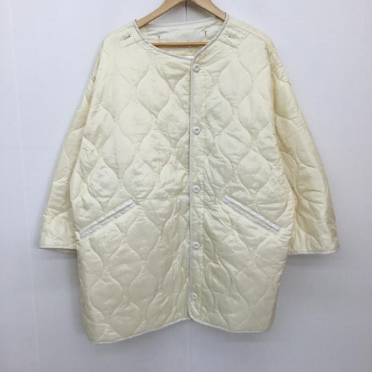 フリークスストア FREAK S STORE コート コート一般 F23-TKF-03 キルティングコート FREE 無地 黄 / イエロー /  レディース USED 古着 中古 10137355