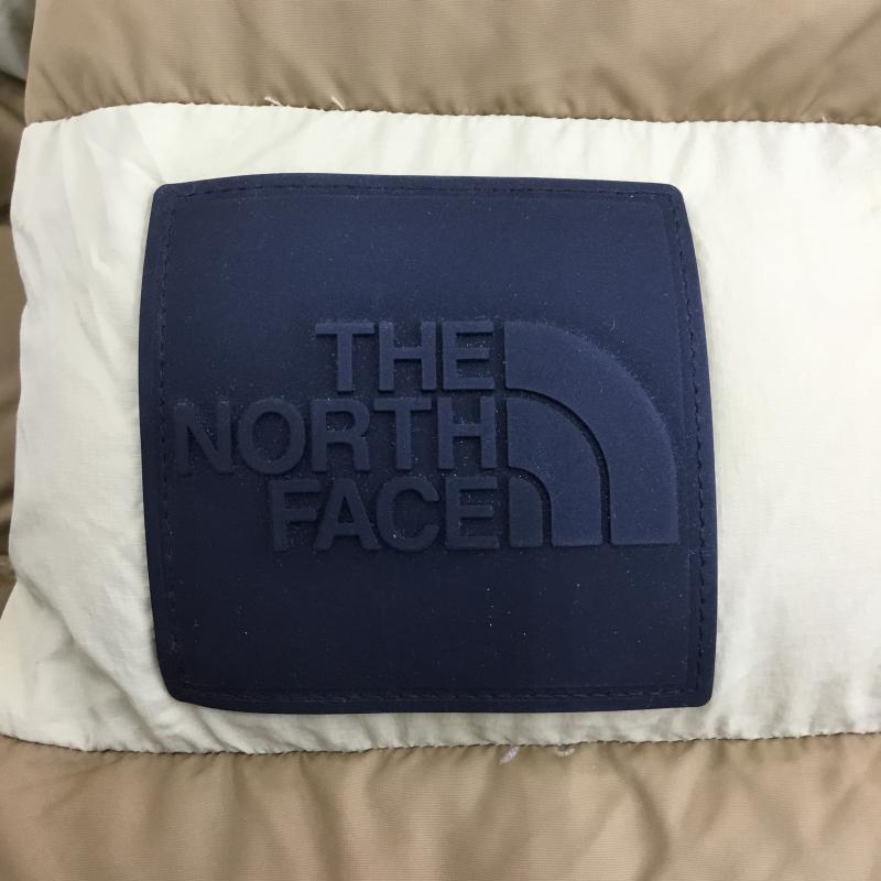 ザノースフェイス THE NORTH FACE ジャケット、上着 ダウンジャケット NF0A852FQV3-L L ロゴ、文字 茶 / ブラウン / X ベージュ / ベージュ /  メンズ USED 古着 中古 10137893