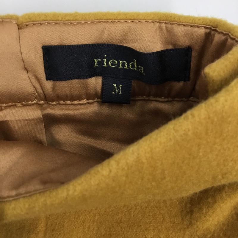 リエンダ rienda スカート ミニスカート ミニスカート フリースタイトスカート カジュアルスカート M 無地 マスタード / マスタード /  レディース USED 古着 中古 10114280