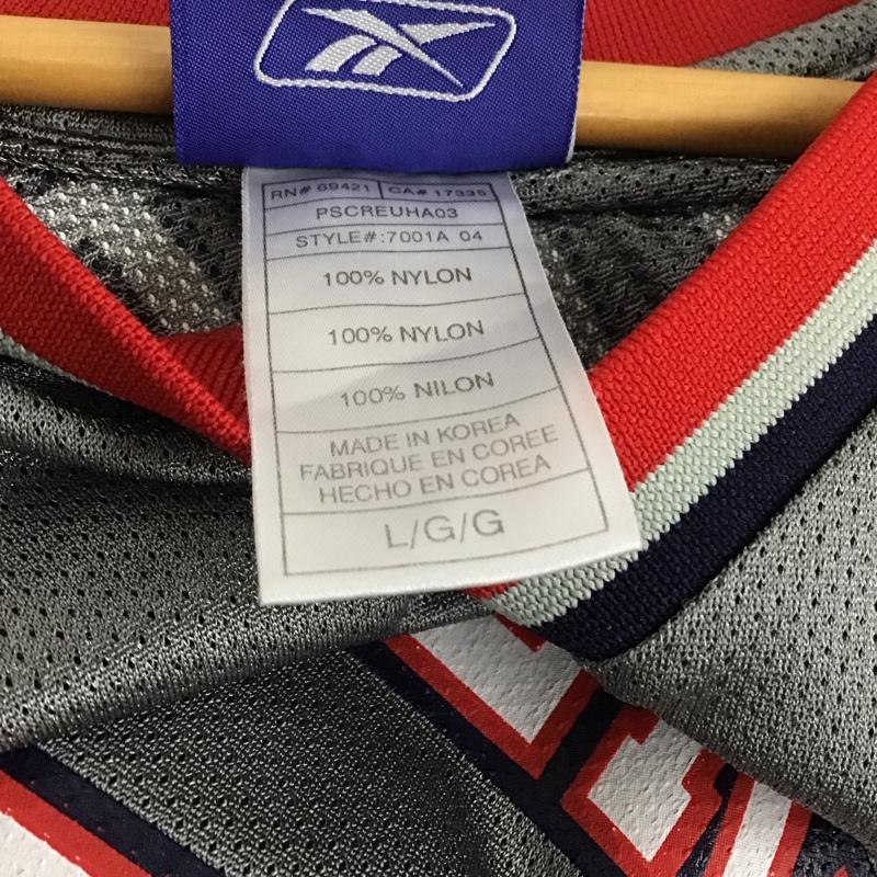 リーボック Reebok タンクトップ タンクトップ タンクトップ ノースリーブカットソー クルーネック スポーツウェア L ロゴ、文字 灰 / グレー /  メンズ USED 古着 中古 10132594