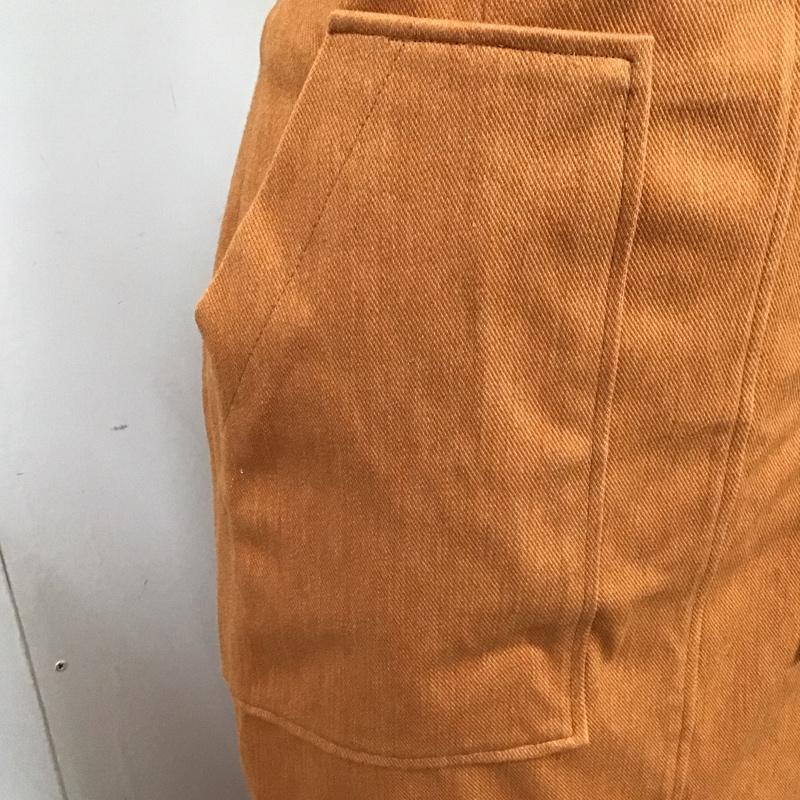 センスオブプレイスバイアーバンリサーチ SENSE OF PLACE by URBAN RESEARCH スカート ロングスカート AA45-25S114 アシンメトリーハイウエストタイトスカート M 無地 橙 / オレンジ /  レディース USED 古着 中古 10117727