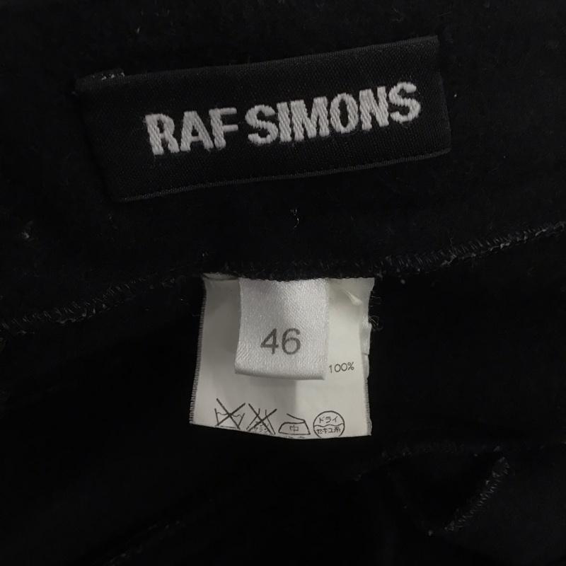 ラフシモンズ RAF SIMONS パンツ ショートパンツ ショートパンツ ハーフパンツ カジュアルパンツ 48 無地 黒 / ブラック /  メンズ USED 古着 中古 10106562