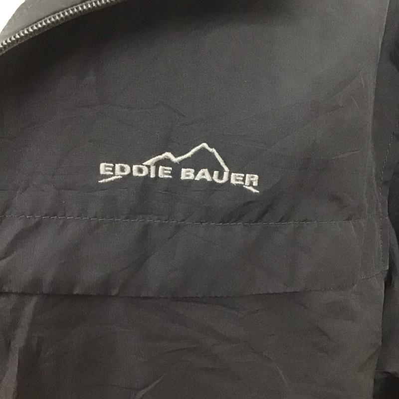 エディーバウアー Eddie Bauer ジャケット、上着 ジャンパー、ブルゾン ジップアップジャケット ジャンパー ジャケット カジュアルジャケット アウター L ロゴ、文字 黒 / ブラック /  メンズ USED 古着 中古 10113743