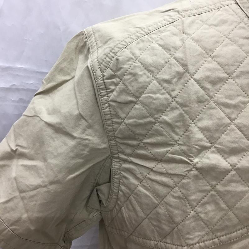 エディーバウアー Eddie Bauer シャツ、ブラウス 半袖 タグ付き ミリタリーシャツ S 無地 ベージュ / ベージュ /  メンズ USED 古着 中古 10112868