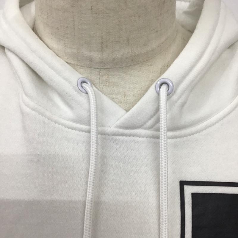 ナイキ NIKE パーカー 長袖 cq0242-100 XL ロゴ、文字 X プリント 白 / ホワイト /  メンズ USED 古着 中古 10119756