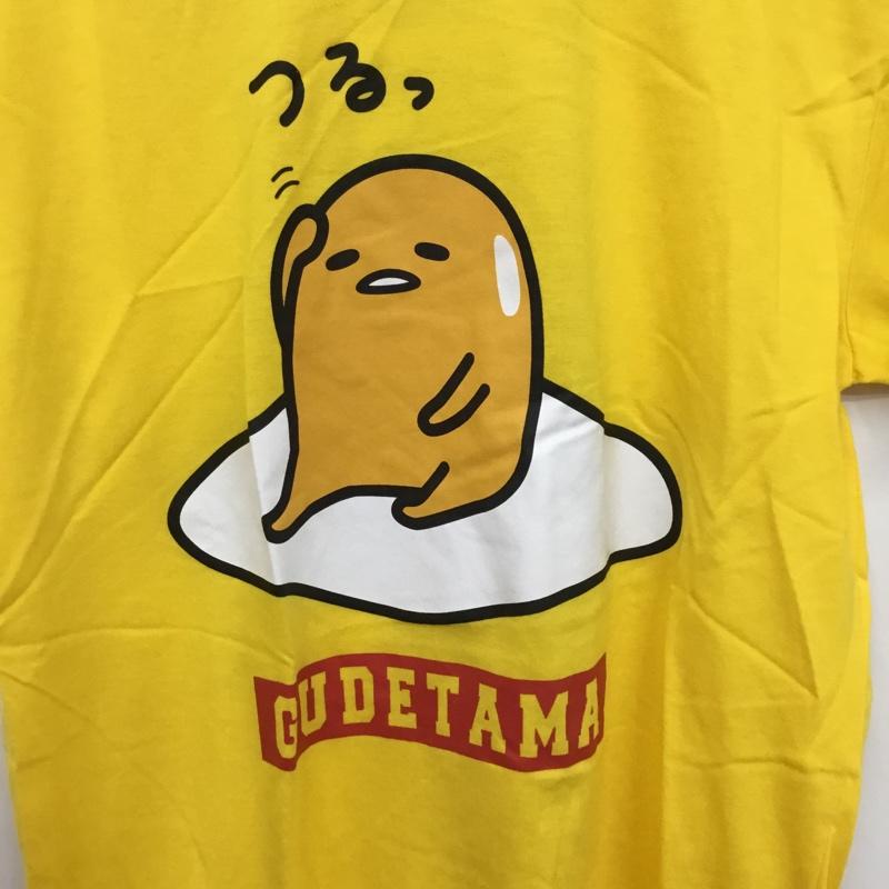 古着 USED Tシャツ 半袖 ぐでたま S プリント X キャラクター 黄 / イエロー /  レディース USED 古着 中古 10146279