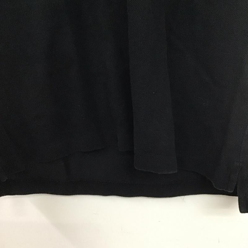 ポロラルフローレン POLO RALPH LAUREN ポロシャツ 半袖 M 無地 黒 / ブラック /  レディース USED 古着 中古 10140229