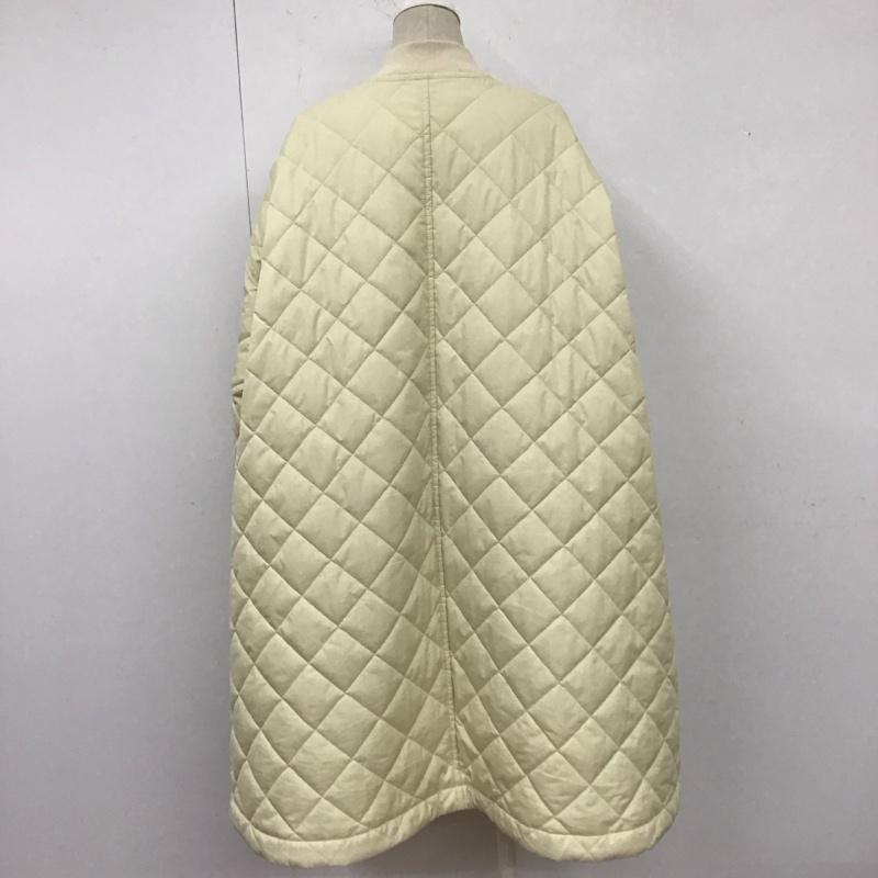 プリット PRIT コート コート一般 ZIPブルゾンコート キルティング 無地 アイボリー / アイボリー /  レディース USED 古着 中古 10108581