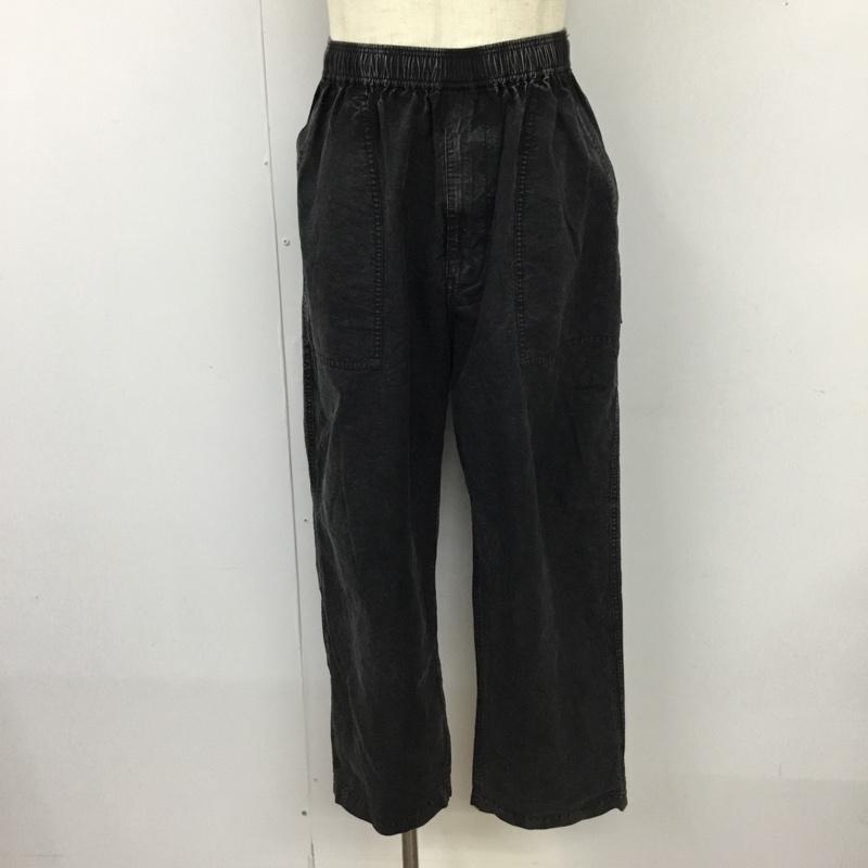 ノーティカ NAUTICA パンツ ワークパンツ、ペインターパンツ 242-1477 ボトム ワイドパンツ ワークパンツ XL 無地 黒 / ブラック /  メンズ USED 古着 中古 10117579