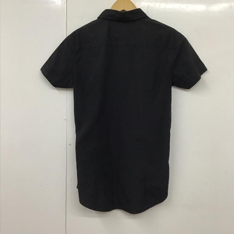 ヴィヴィアンウエストウッドマン Vivienne Westwood MAN シャツ、ブラウス 半袖 半袖シャツ 無地シャツ カラーシャツ 48 ロゴ、文字 黒 / ブラック /  メンズ USED 古着 中古 10130340