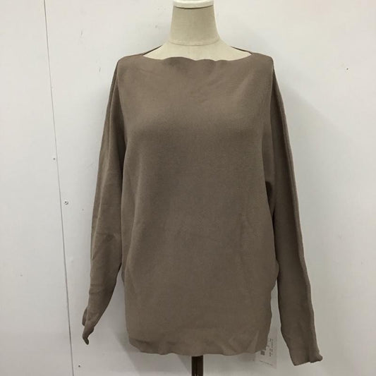 フィフス fifth ニット、セーター 長袖 M 無地 茶 / ブラウン /  レディース USED 古着 中古 10121363
