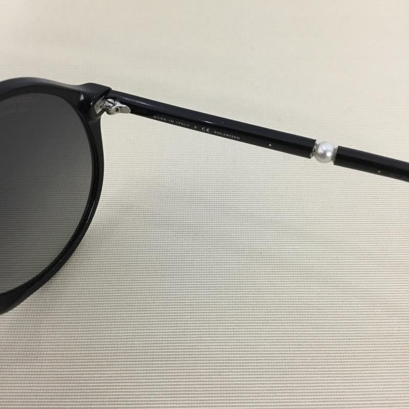 シャネル CHANEL めがね・サングラス サングラス 5391-H-A フェイクパール ロゴ、文字 黒 / ブラック /  レディース USED 古着 中古 10146062