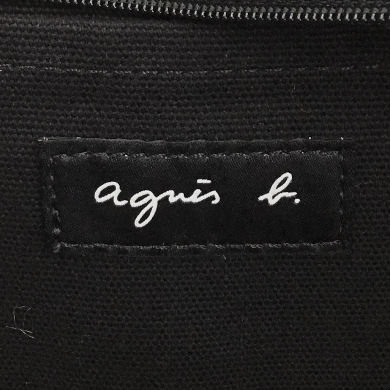 アニエス・ベー agnes b. ショルダーバッグ ショルダーバッグ ロゴ、文字 黒 / ブラック /  レディース USED 古着 中古 10135128